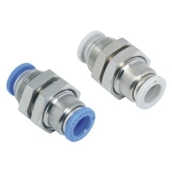 China PM Isolation Plate Connector Pneumatic Pipe Fittings Direct Connection for sale