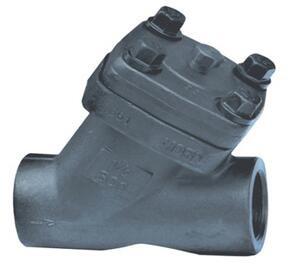 China Bolted Bonnet Y Shaped Check Valve Forged Steel Valves BS5352 for sale