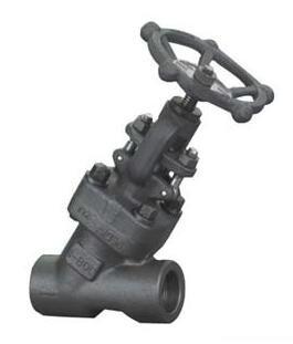 China J45Y Carbon Steel forged steel valve Y type globe valve ANSI B16.10 for sale