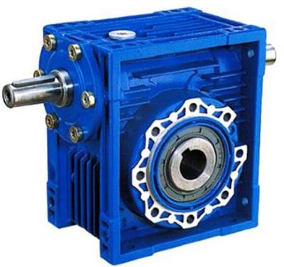 China 75:1 Ratio High Efficiency / Torque NRV Series Worm Gear Reduction Box 1400Rpm for sale