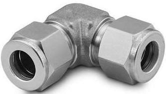 China Union Elbow Stainless Steel Double Ferrule Fittings Metric and Fractional for sale