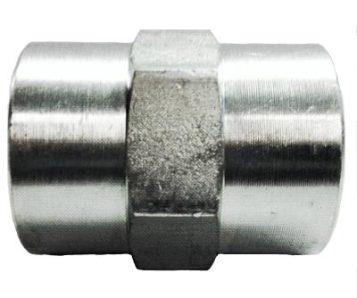 China Hydraulic Adaptor Fittings Female Pipe Coupling Carbon Steel and Stainless Steel for sale