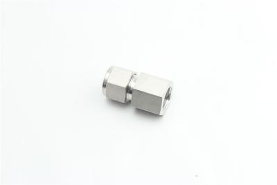 China Equal Shape Double Ferrule Tube Fittings Instrument Tube Fitting Female Connector for sale