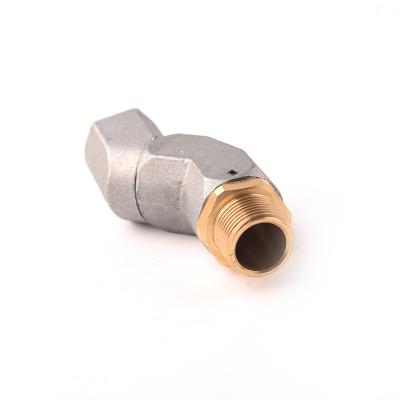 China Live Coupling For Aluminum Spool Pipe Hot Nozzle Products Durable Swivel Joint For Fuel Dispenser for sale