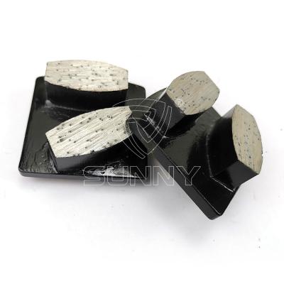 China HUS Redi Product High Performance Diamond Grinding Wing Diamond Grinding Lock for Very Hard Concrete for sale