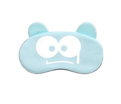 China Hot Selling 100% Light Weight Custom Logo Printed Sleep Blocking Silk Eye Mask Shading for sale