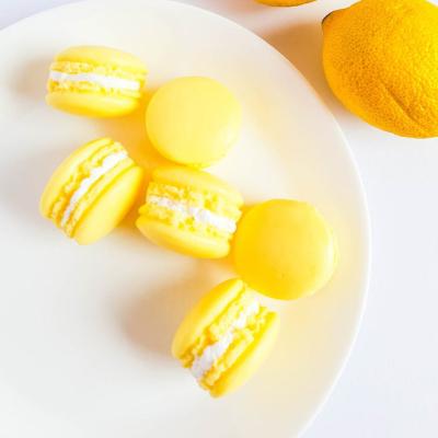 China Handmade Macaron Bubble Bath Base Cleansing Organic Soap Set Mini Cute Kids Macaron Soap unique custom made for shower for sale