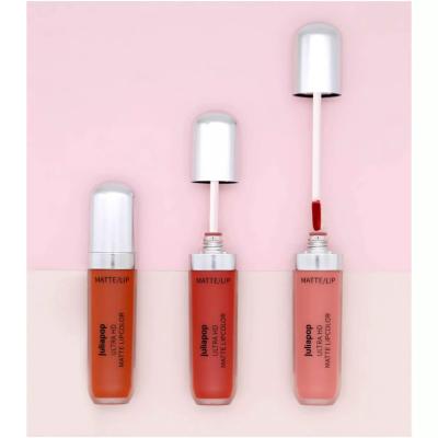 China 12-Hour Waterproof Matte Lip Glaze Waterproof 8-Color Lipstick Long-lasting Silky Liquid Lip Tint for sale