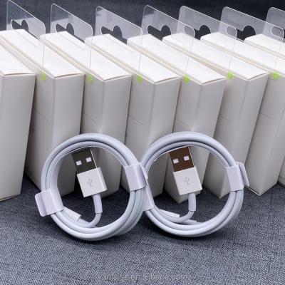 China Factory Wholesale Original Synchronous Data 3ft Mobile Phone Etc.electronic Product USB Charging Cable 1m for iphone 6 8 X 11 12 usb cable charger with package for sale