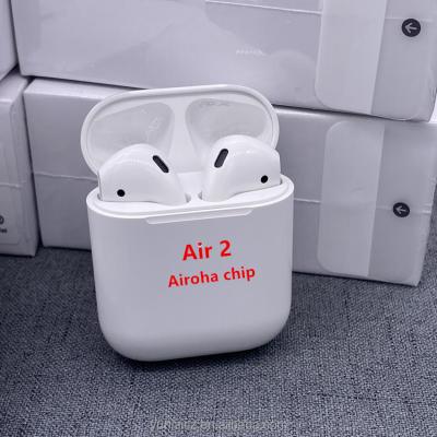 China Best Quality 2nd Generation Air 2 Radio Earphone Earbuds Pods Air2 Earphone Airoha Perfect Sound Chip for sale