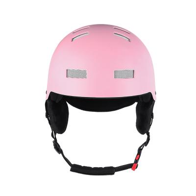 China ABS+EPS FX-308 L Tournow Helmet Snow Ski Helmet ABS Shell ENV Insert Eartab Earpad With Button Strap Design Snap Helmet For Women Men for sale