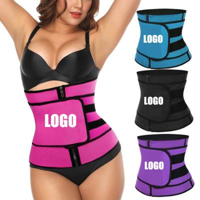 China Antibacterial Neoprene Zipper Corset Fitness One Size Invisible Pink Trainer And Shape Wear Shapewear Plus Size Purple Black Blue Body Strap for sale