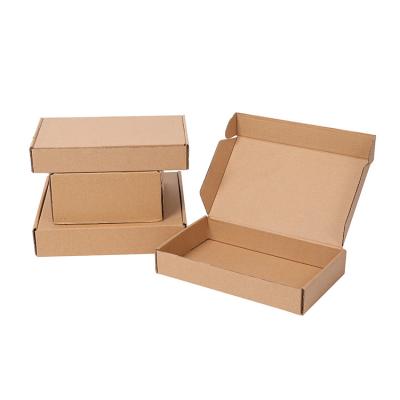 China Custom Wholesale Eco Friendly Recycled Materials Packaging Kraft Paper Corrugated Box for sale