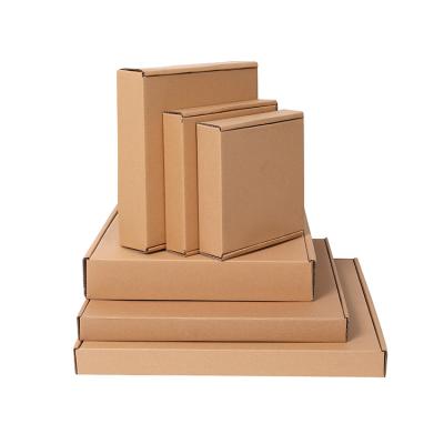 China Recycled Materials Recyclable Size Eco Friendly Custom Folding Coated Kraft Paper Packaging Boxes for sale