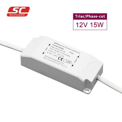 China Dimmable Triac 15W 1.25A 5V 12V 24V Mini SMPS LED Power Supply For LED Strip Light for sale