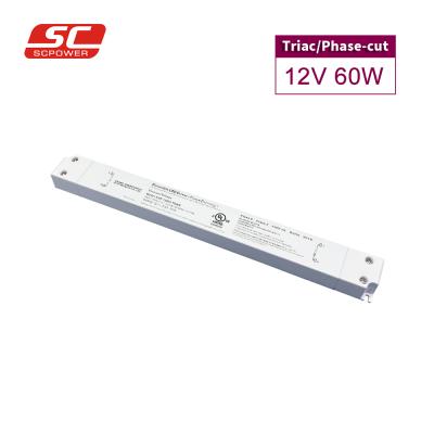 China led lighting high quality led constant voltage driver dc12v 60w cabinet light power supply for sale