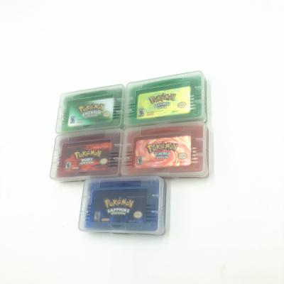 China 2014 high quality hot sale for gba games for gba pokemon cards PB-A001 green for sale