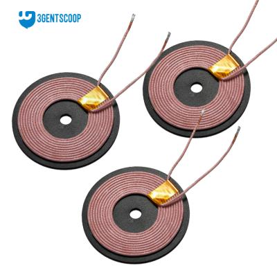 China A11 Mobile Phones Customized Air Core Inductor Magnetic Induction Coil Qi Wireless Charging Coil for sale