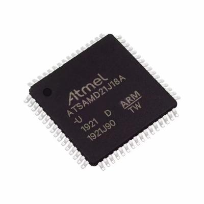 China - In stock ATSAMD21J18A-AU TQFP-64 IC electronic components chips ATSAMD21J18A for sale