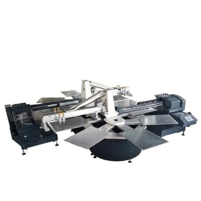 China Multicolor Digital Oval Flat Screen Printing Machine For Garment Printing à venda