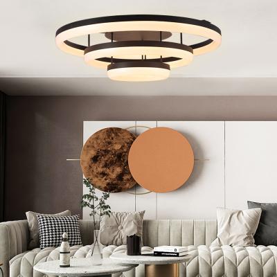 China Lighting Works Decorative Ceiling Lamps Customization LED Ceiling Lamp Metal Remote Control for sale