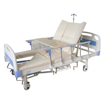 China Office Building Bed Multifunctional Nursing Hospital Bed For Personal Use With Handle 4 Rocking Medical Bed for sale