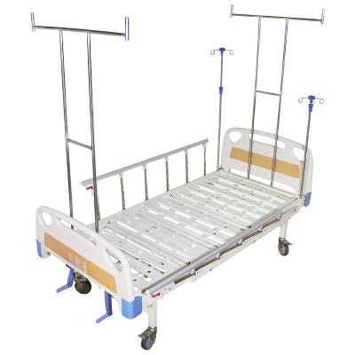 China Cheap 2 function hospital bed and medical bed with ABS rocker 2 function double rocker nursing bed for sale