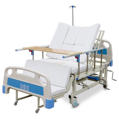 China Multifunctional Hospital Bed Factory Adjust Medical Equipment Folding Manual Hospital Bed Manufacturers for sale