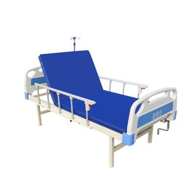 China Hospital bed factory price manual one function single crank manual hospital bed for sale