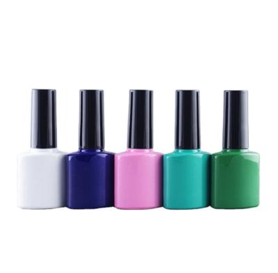 China Personal Care YJ hot sale 5ml10ml15ml round square nail polish bottle opaque glass bottle nail polish glue empty bottle for sale