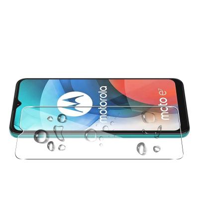 China Water-proof& Anti-scratch& Explosion-proof& high quality strong anti-fingerprint Guangzhou dual screen protector for Moto E7 tempered glass for sale