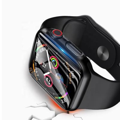 China Anti-Scratch/Anti-Fingerprint/Anti-Water/Anti-Broken Plastic Protective Bumper Case For Apple Watch Full-page Cover Protection for sale