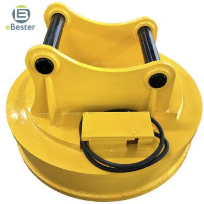 China All Brands Excavator Demolition Sorting Circular Drop Lifting Magnet EBESTER Crane Lifter Magnetic Chuck Magnet Sucker Magnetic Pusher for sale