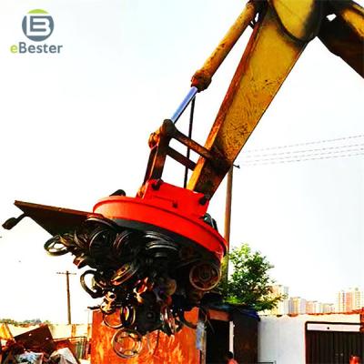 China All Brands Excavator Circular Magnet Sucker EBESTER Drop Magnet Electromagnet Long Warranty Strong Material Demolition Matching Sucker Cup Lifter for sale