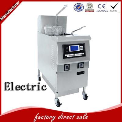 China French Fries Commercial Deep Fryer with Double Automatic Lifting Baskets for Fast Food Restaurant for sale