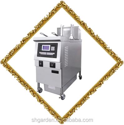 China Potato etc electric lift-up deep fryer ventless oil filter machine Peanut Automatic Diesel Induction Frying Meat Fritter Maker for sale