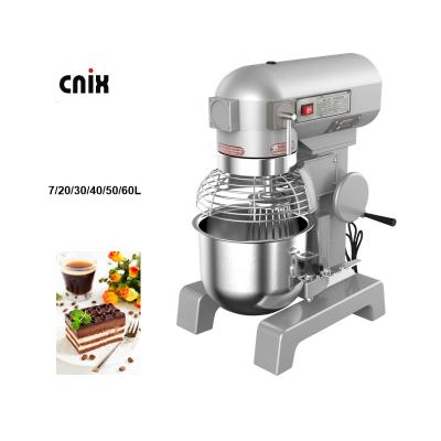 China energy & Mining 7L 20L 30L 40L 50L 60L Flour Cake Bread Egg Fillings Skim Equipment Home Commercial Spiral Dough Baking Planetary Food Mixer for sale