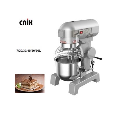 China energy & Mining 7L 20L 30L 40L 50L 60L Flour Cake Bread Egg Fillings Skim Equipment Home Commercial Spiral Dough Baking Planetary Food Mixer for sale