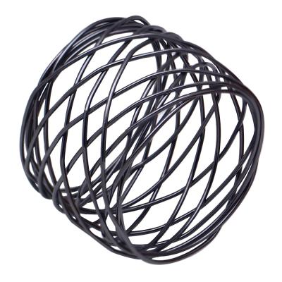 China Laodun Viable Handmade Round Mesh Napkin Rings Holder for Dining Table for Festival for sale