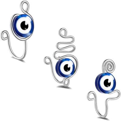 China FASHIONABLE Laodun Nose Rings Piercings Jewelry Nose Rings Demon Eye 316L Stainless Steel For Women Men for sale