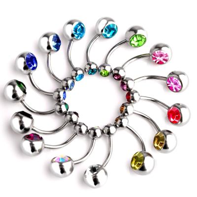 China Amazon CLASSIC Hot Selling Stainless Steel Navel Body Piercing Jewelry for sale