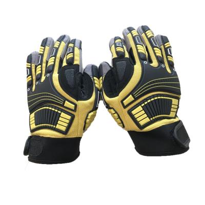 China Anti-impact Mechanical Construction Equipment Safety Working Hand Gloves for sale