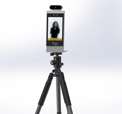 China Stand Alone Digital Thermometer Temperature Face Recognition With Tripod Mount Q898X for sale