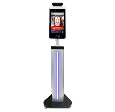 China time & Assist Face Recognition Temperature Measurement Tablet with Stand for sale