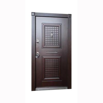 China Metal Door Skin Steel Skin Modern Cold Rolled Iron Embossed Sheet For Security Door Exterior Laminate Door Skins for sale