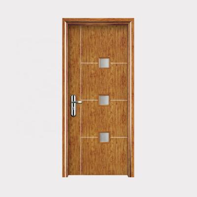 China Modern Design Modern House Door Kerala Door Designs Solid Teak Wood Door for sale