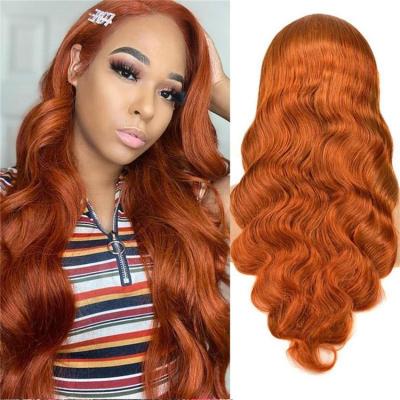 China Natural Transparent Lace Front Colored Rainbow Human Hair Lace Wigs Cuticle Aligned.No Gray Wholesale Best Body Wave for sale