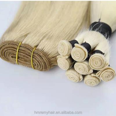 China Cuticle Aligned.No Gray Factory Wholesale Remy High Quality 12A Hair Extension Russian Hair Extension Hand Tied Weft for sale