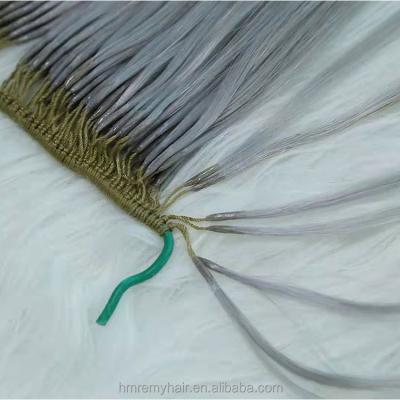 China Cuticle Aligned Brazilian Virgin Human Hair Cuticle Aligned.No Gray High Quality Hair Extensions 100% Hand Tied #8 Feathered Hair Extension Seller for sale