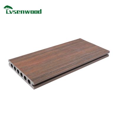 China 100% Descatalogados Reused Pavimentos Coextrusion Decking Wpc Deck Fai Da Te Wpc Wood Decking for sale